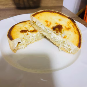Quiche de alho poró